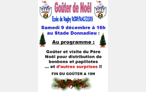 Goûter de Noël Ecole de Rugby